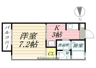 シャーメゾン奥村【1階】の間取り