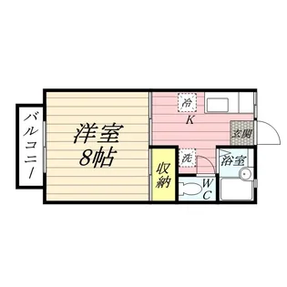 レーベンハイツ【2階】の間取り