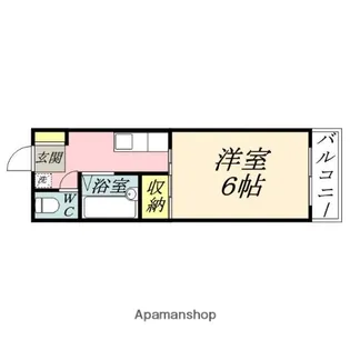 プレアール清心【206号室】の間取り