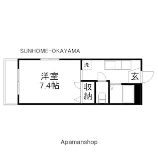 OKANOⅡ【2階】の間取り