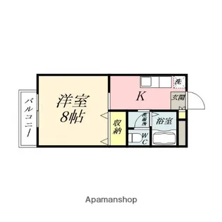 アンダンテ妹尾B【1階】の間取り
