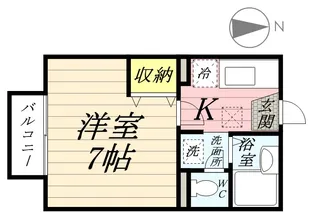ナウ・ビラージュ【1階】の間取り