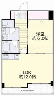 山陽マンション【405号室】の間取り