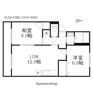 アメニティタウンA【103号室】の間取り