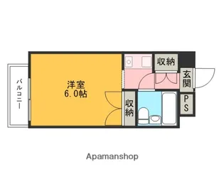 岡山県岡山市北区南中央町【マンション】の間取り