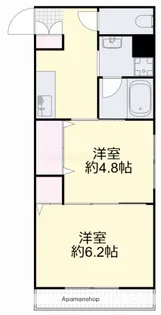 アミスター東島田【4階】の間取り