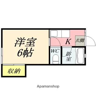 プレール高柳Ⅱ【105号室】の間取り