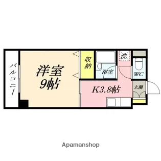 エクセル津島【4階】の間取り