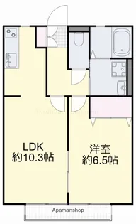 ロワジールⅡ【1階】の間取り