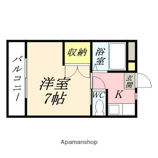 リトルハイム長岡60号館【4階】の間取り