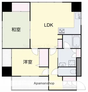 アークスクエア表町【1406号室】の間取り