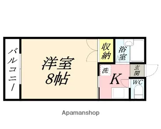 セントフォレスト下中野A【3階】の間取り