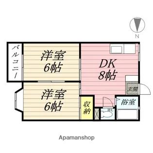 メゾン・ド・ルミネ【2階】の間取り