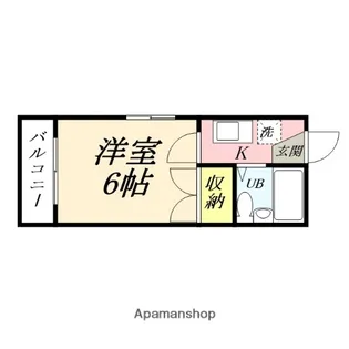 岡山県岡山市北区春日町【マンション】の間取り