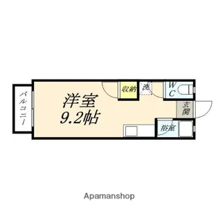 ソレイユK【307号室】の間取り