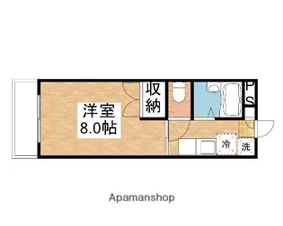 リベールB【205号室】の間取り