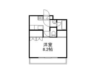 アメニティー伊島【407号室】の間取り