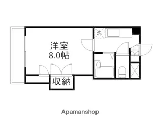 ロジェ芳泉【301号室】の間取り