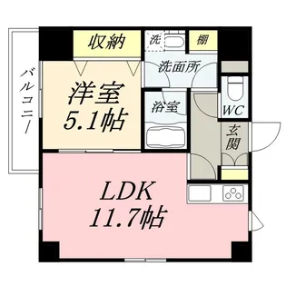 OWLSTYLE KANDACHO【2階】の間取り