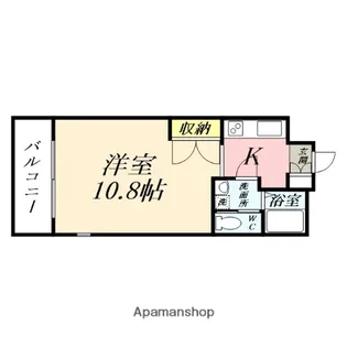 岡山県岡山市北区東古松4丁目【マンション】の間取り