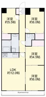 コニファープラザ新福【7階】の間取り