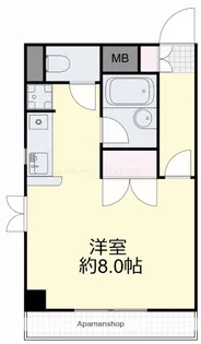 ダイアパレス京町【206号室】の間取り