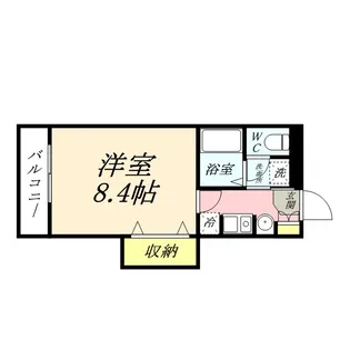 アンブシュール京橋【3階】の間取り