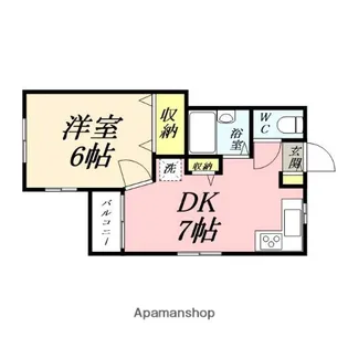 三門コンドミニアム【2階】の間取り