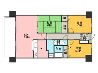 アルファステイツ西市ツインズⅠ【8階】の間取り