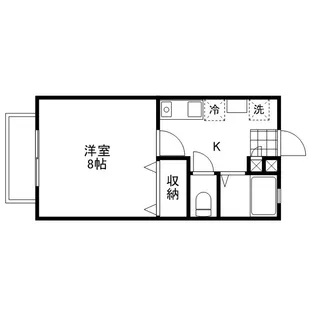 ベルクラント今【1階】の間取り