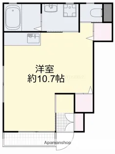 岡山県岡山市中区東山3丁目【アパート】の間取り