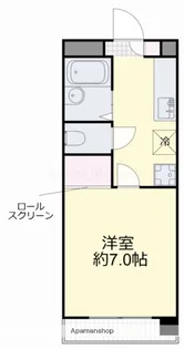 コスモクイーン矢坂Ⅰ【1階】の間取り