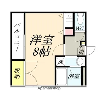パルミラ浜【4階】の間取り