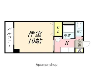 アジュール下中野【8階】の間取り