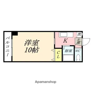 アジュール下中野【8階】の間取り