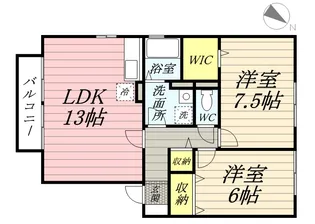 サンハイツK【2階】の間取り