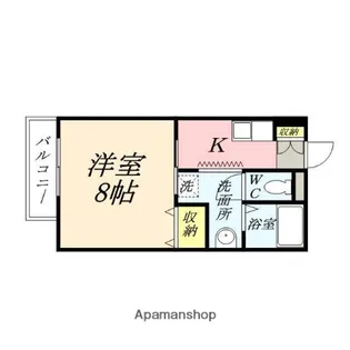 はなはうす門田 二番館【1階】の間取り
