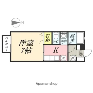 アンテリジャン小川【2階】の間取り