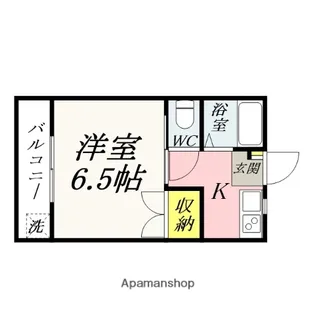 レクサス十日市Ⅰ【205号室】の間取り