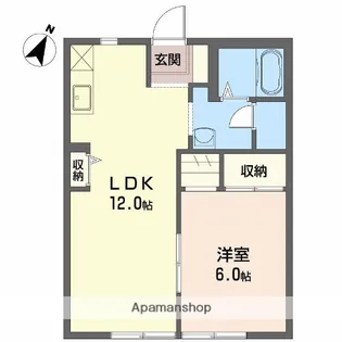 レーベン桜が丘【1階】の間取り