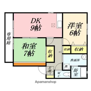 アトリオA棟【101号室】の間取り