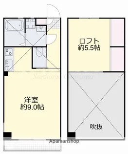 モデラート【2階】の間取り