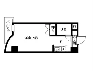 アルファ春日町【602号室】の間取り