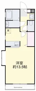 ヴィクトワール南方【2階】の間取り