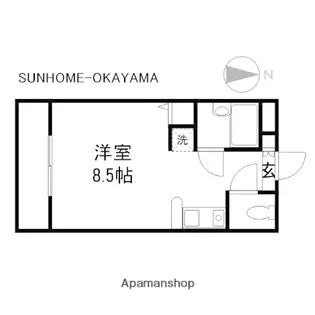 河合レジデンス【103号室】の間取り