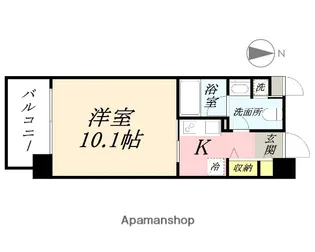 AXⅠS伊島【4階】の間取り