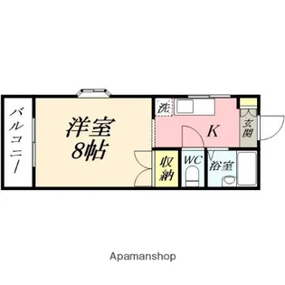 アークハイツ赤田【301号室】の間取り