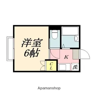 岡山県岡山市北区伊島町2丁目【マンション】の間取り