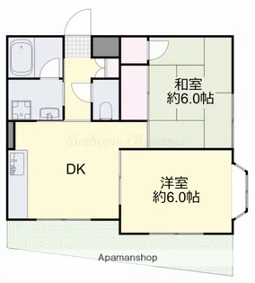 プラセールタチバナ【103号室】の間取り