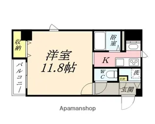 カーサ・フィオーレ表町【6階】の間取り